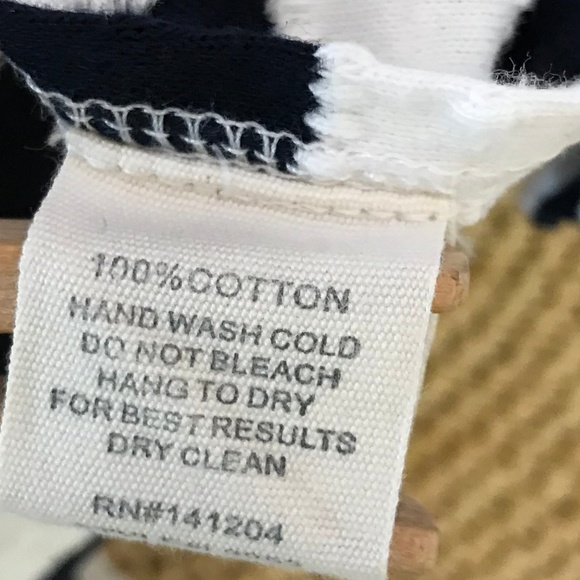 Hem & Thread Stripe Top Open Sides Small - Picture 6 of 7